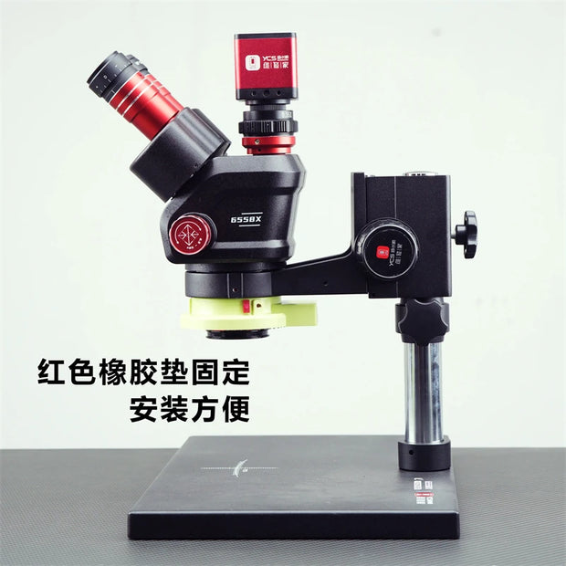 YCS LED 6565 microscope lamp 144 LED adjustable brightness light source Universal for Trinocular microscope/binocular microscope