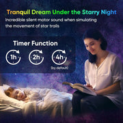 12 in 1 Cosmic Starry Sky Galaxy 4K HD Projector Night Light Decoration 360° Rotate Bedroom Romantic Lamp for Kids Adults Gift