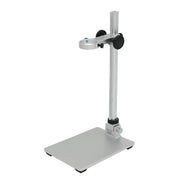 Metal Holder for Microscope Universal Adjustable Stand Bracket with LED Light Aluminium Alloy Raising Lowering Stage