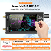 LiteVNA 4 inch NanoVNA 50kHz-6.3GHz / 10KHz -1.5GHz Vector Network Analyzer Antenna Analyzer HF VHF UHF SWR HW Version 4.3