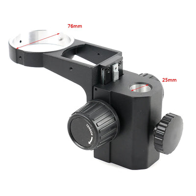 76mm Diameter Adjustable Stereo Microscopes Arm Holder Focusing Bracket For Tinocular Binocular Microscopio