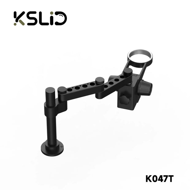 RF4 KSLID K047 Microscope Swing Metal Arm 360° Rotatable Articulating Stand Stereo Trinocular Digital Video Microscope Camera