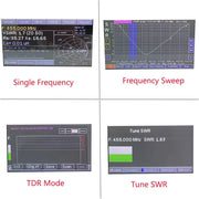 Upgraded Mini1300 Antenna Analyzer 0.1Mhz~1300MHz with SMA Calibration Kits Vector Network Analyzer Multitester Portable Al