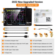 NanoVNA Tester 50KHz-1.5GHz Standing Shortwave MF-HF VHF-UHF Antenna Analyzer with Card Slot Built-in DropShipping