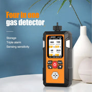 SNDWAY Gas Detector Meter 4 in 1 Oxygen O2 Carbon Monoxide CO H2S Ex Combustible Gas Analyzer Professional Leak Detector