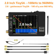 2023 New Handheld 2.8" Display Tiny Spectrum Analyzer TinySA ULTRA 4" Display 100kHz to 5.3GHz with 32GB Card Version V0.4.5.1