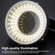 iFixes iL37 Microscope Polarized Ring Lights Ultra-bright 96 LED Lamp Anti Glare for Phone Soldering Repair Lab illuminators