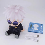 Sunrisepop Jujutsu Kaisen Satoru Gojo Action Figures Night Light Collectible Ornaments Pat Light Desk Night Lamp Bedroom Gifts