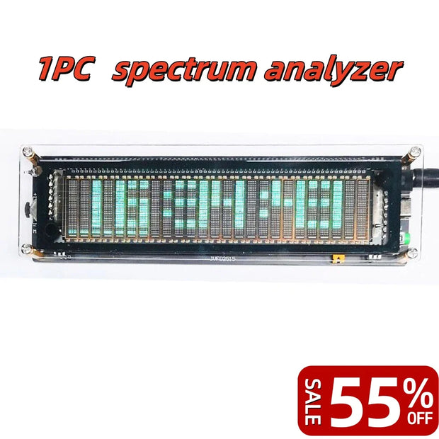 Frequency Response Audio Spectrum Analyzer VFD VFD Sound Control Speed Regulation Function VU Meter Voice Control Input Channel