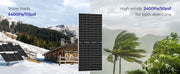 2pcs 550 Watt Solar Panels 12/24 Volt Monocrystalline PV Power Charger On/Off-Grid 1100W Supplies, Solar Panels