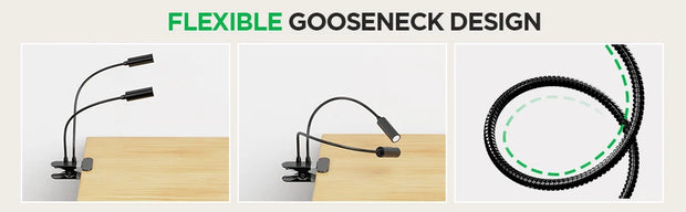 Gooseneck Auxiliary Lights for Digital Microscope Flexible LED Lights with 3 Lighting Modes 118cm USB Cable Microscope Lights