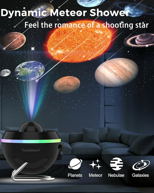 Star Projector 13 in 1 Galaxy Projector Night Light Lamps 360° Rotate  4K Ultra HD Starry Sky Projector For Room Decoration Lamp