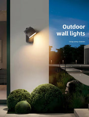 LED Outdoor Wall Light Adjustable Rotable Waterproof Outside Porch Lights Courtyard Garden Modern Nordic Wall Decoration Sconce