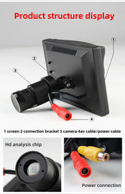 SAIDKOCC Microscope universal accessory display screen 5 inch 7 inch 10 inch built-in electronic eyepiece display screen