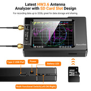 Spectrum Anslyzer NanoVNA-H4 Vector Network Antenna Analyzer 10KHz-1.5GHz MF HF VHF UHF Antenna Tuner nano vna NanoVNA-H