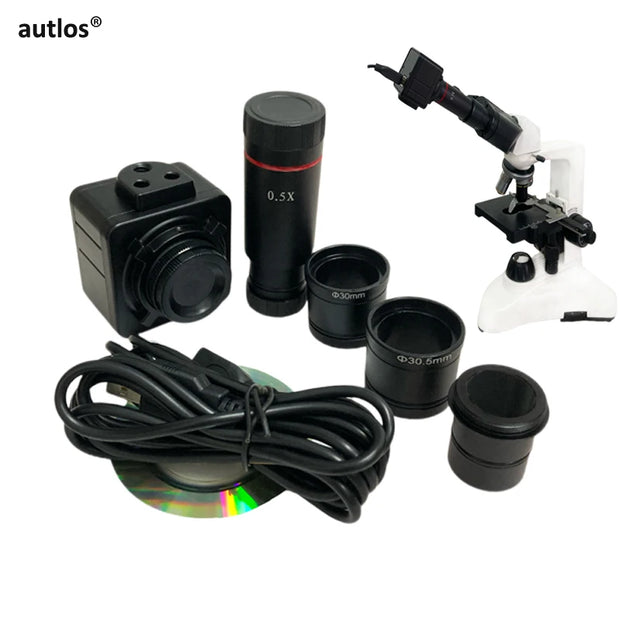 5MP USB2.0 Cmos Microscope Digital Electronic Eyepice Camera Video Industrial Camera for Stereo Microscope Image Capture