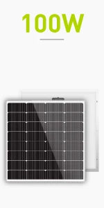 250W Solar Panel Monocrystalline for 12V 24V Norminal System with High-Efficiency Voltage  15V Cells Works Best wit