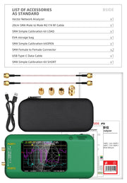 TK HOT BSIDE P5 Portable Vector Network Analyzer 3.98-inch Touch Screen  10KHz-1.5GHz MF HF VHF UHF SHF Antenna Analyzer