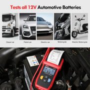 UNI-T Car Battery Tester 12V 24V DC Charger Analyzer UT673A UT675A Capacity Load Tester Cranking System Test 40-2000CCA